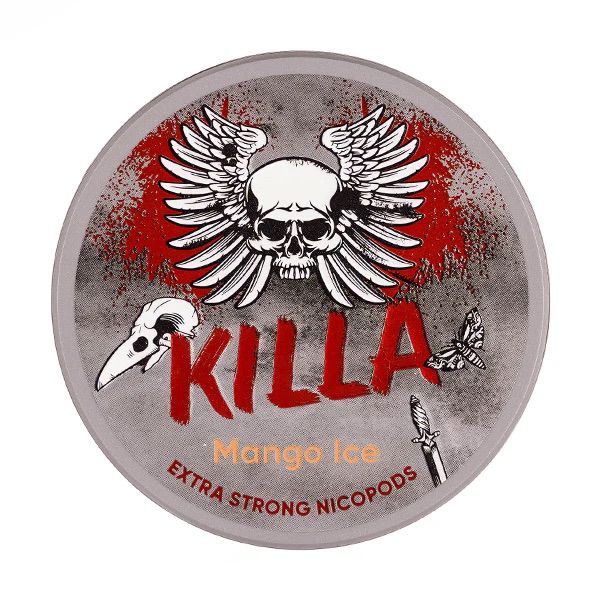Killa Mango Ice Snus in Dubai, Abu Dhabi, UAE| Killa Nicotine Pouches in Dubai, Abu Dhabi, UAE| Dubai killa snus